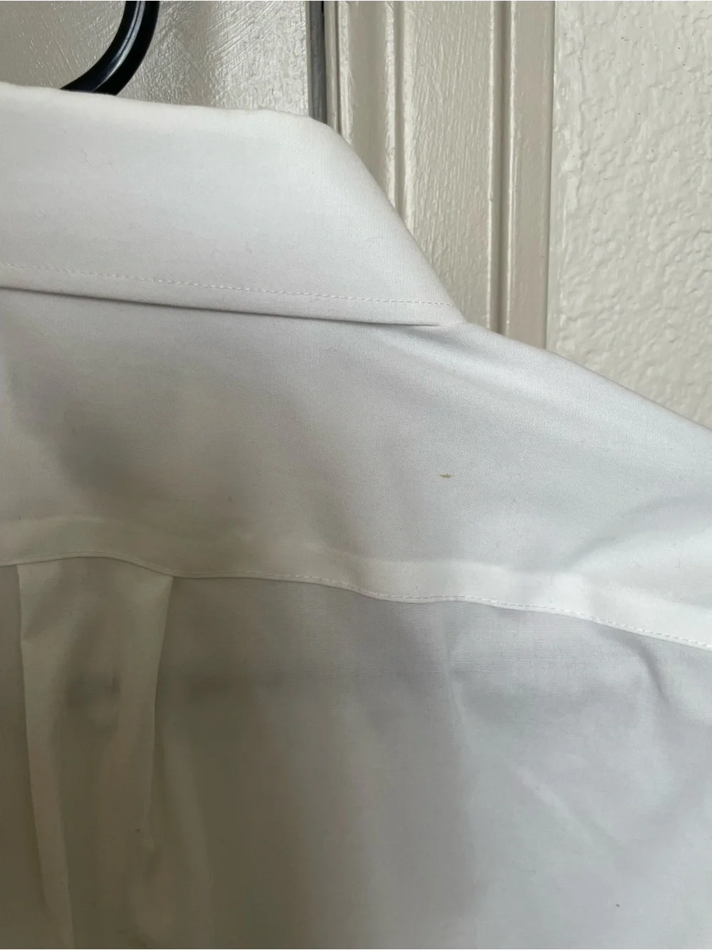 J. Crew Men's White Button-Down Dress Shirt with Pocket